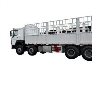 Camión de Transporte de <span class=keywords><strong>Ganado</strong></span> SINOTRUK HOWO 6x4/8x4 <span class=keywords><strong>para</strong></span> Granjas Africanas, <span class=keywords><strong>Jaula</strong></span> Transpirable <span class=keywords><strong>con</strong></span> Baja Tasa de Fallos - Product Image 1