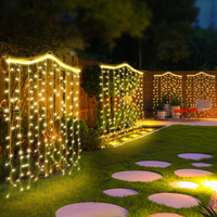 Ledemo Personnalisé Moderne Vacances Cascade LED Guirlande Lumineuse IP65 Extérieur Chambre Décoration Cascade Rideaux pour Extérieur