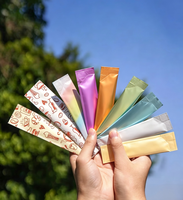 Sachet de miel thermoscellé avec logo personnalisé imprimé, 3g, 6g, 5g, avec encoches de déchirement, mini-sachet d'emballage liquide en plastique pour poudre et sirop