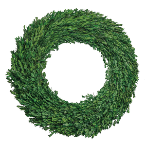 Christmas Door Decorating <strong>Wreath</strong> Preserved <strong>Small</strong> Leaved Boxwood <strong>Wreath</strong> Door Decoration - Product Image 1