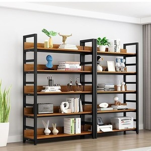 <span class=keywords><strong>Estantería</strong></span> <span class=keywords><strong>industrial</strong></span> independiente de 5 niveles <span class=keywords><strong>Estantería</strong></span> de libros de <span class=keywords><strong>madera</strong></span> <span class=keywords><strong>y</strong></span> metal para almacenamiento <span class=keywords><strong>y</strong></span> exhibición - Product Image 6