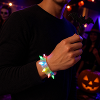 Bracelet LED lumineux coloré pour Halloween, fête, cosplay, danse, festival, événement