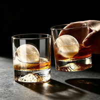 Verre à whisky sans pied transparent pour sublimation, design classique et durable