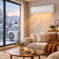 AC Split Inverter Hemat Energi 1.5 Ton Kontrol WIFI Logo Dapat Disesuaikan 220V 60Hz Pasar Eropa untuk Rumah Apartemen