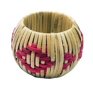 แหวนใส่ผ้าเช็ดปากทำจากอ้อยสานสีสั่งทำสำหรับรับประทานอาหารจำนวนมากจากอินเดียผลิตและจัดจำหน่ายโดยผู้ขายระดับมืออาชีพ - Product Image 1