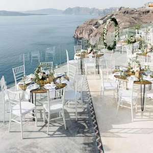 Silla Retro y elegante para eventos, asiento plegable para comedor, hotel, banquete, boda, ocio comercial, venta al por mayor - Product Image 1