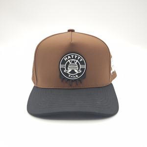 Casquettes de baseball en gros de haute qualité personnalisées imperméables unisexe séchage rapide 5 panneaux à boucle simple Dobby à pois - Product Image 4