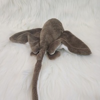 Peluche Raie Manta en Coton PP Super Doux Guangzhou Linkbrand, Anti-Bactérienne, Anti-Acariens, 40cm, Certifiée Sécurité