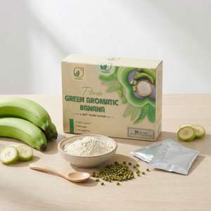 Poudre de banane verte de marque NMPT, origine Vietnam, extrait de banane séché à froid, qualité alimentaire, culture artificielle, 100% naturel - Product Image 1