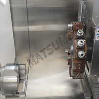 Tour CNC à banc incliné Chine TCK50Y, robuste, horizontal, 3 axes, centre d'usinage, commande GSK, broche simple, 550 mm