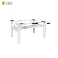 Bureau ergonomique réglable intelligent blanc de style américain Bureau debout Linak
