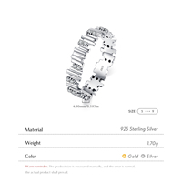 925 argent Sterling Vintage zircon cubique éternité bandes anneaux pour femmes bâton irrégulier métal Design anneaux bijoux fins