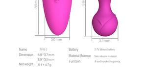 वायरलेस रिमोट कंट्रोल 10 गति शक्तिशाली कूद अंडे थरथानेवाला सेक्स खिलौना Clitoral उत्तेजक हिल अंडे - Product Image 6