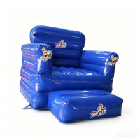 Canapé gonflable en PVC écologique pour usage commercial