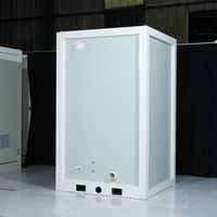Toilette conteneur portable préfabriquée bon marché, maison de la fabrication pliable de 10 pieds pour l'extérieur, matériau en acier en vente