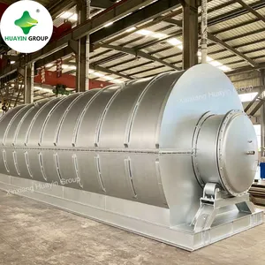 Huayin nhóm 10 TPD lốp nhiệt phân thực vật với lốp Shredder để nhiên liệu dầu carbon đen