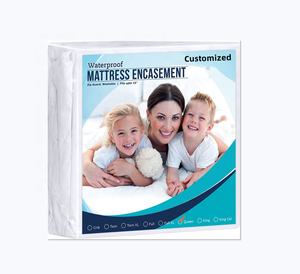Bedding Zippered Mattress Encasement 100% Waterproof and Bed Bug Proof Mattress Protector Absorbent Six-Sided Mattress cover