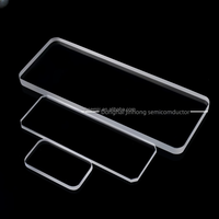 Plaque de verre de quartz haute pureté 99,99 % résistante aux hautes températures