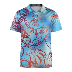 เสื้อโปโลสำหรับผู้ชายเสื้อโปโลโปโลลายฮาวายแบบวงแหวนสำหรับฤดูใบไม้ร่วงเสื้อโปโลแบบ2023 - Product Image 1