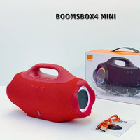 LED Super Boombox4 Mini Plastik Nirkabel untuk 5.3 Tahan Air Portabel RGB Lighting Boombox Baterai Isi Ulang untuk Rumah