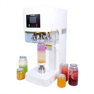 <span class=keywords><strong>2026</strong></span>년형 신규 디자인 터치스크린 전동 자동 비회전식 리프터 열접착기 (플라스틱 병 및 캔용) - Product Image 1