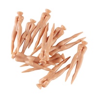 Tees de golf nus femme nue 3 pouces Tees de golf en plastique dame drôle 3 "accessoires de golf à ongles