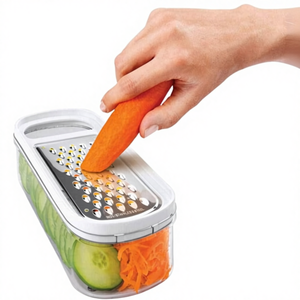 Set Pisau Multicolor Metaltex Rap Box 22x9.5x8.5 cm Baja Anti Karat dengan 3 Mata Pisau yang Dapat Diganti, Alat untuk Buah & Sayur - Product Image 1