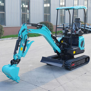 무료 배송 미니 굴삭기 1.8 톤 농업 디젤 엔진 유압 마이크로 가방 정원 강력한 파워 크롤러 작은 굴착기 - Product Image 6