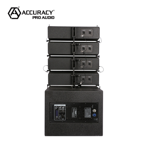 Precisión Pro Audio LA615D 1400W Sistema de PA de escenario profesional Altavoces de matriz de línea activa profesional alimentados para exteriores - Product Image 5