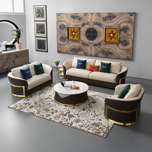 A buon mercato dal vivo divano Modernos <span class=keywords><strong>E</strong></span> Luxuosos design in pelle soggiorno mobili Set divano in tessuto angolo divano Set mobili - Product Image 2