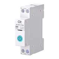 Mini-interrupteur intelligent Wi-Fi AT-SY1-TCW, disjoncteur miniature basse tension 1P 1-63A, interrupteur réglable Wi-Fi MCB