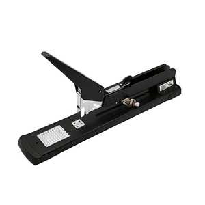 Nhiệm vụ nặng nề 100pcs mặt hàng chủ lực của nhãn hiệu kim loại Jumbo <span class=keywords><strong>Stapler</strong></span> văn phòng sử dụng 200 Sheets cánh tay dài đạt grapedora cho cuốn sách Tạp Chí - Product Image 1