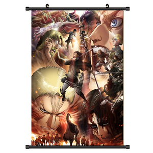 Pósteres y Pancartas Impermeables <span class=keywords><strong>de</strong></span> Anime AOT Titan Eren Jaeger <span class=keywords><strong>de</strong></span> Alta Calidad, 60*90cm, 60 Colores - Product Image 3