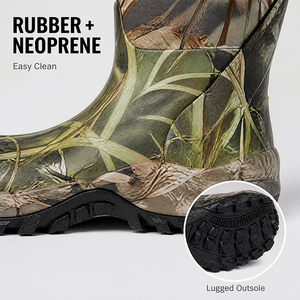 Bottes de <span class=keywords><strong>chasse</strong></span> imperméables pour hommes, en caoutchouc et néoprène, hauteur genou, bottes Wellington pour l'extérieur - Product Image 6