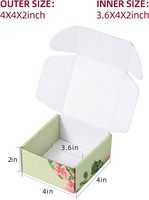 Caja de Regalo de Papel con Diseño Floral Plegable y Elegante, con Productos para el Cuidado de la Piel, para el Día de la Madre, Bodas, Días Festivos