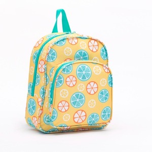 Mochila amarilla con diseño de limón, mini mochila naranja, bolso escolar de tela de poliéster para mujer y niña - Product Image 1