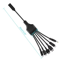 6-in-1 Typ-C PD Ladekabel für Nintendo New 3DS XL LL NDSL 2DS GBA SP PSV PSP Wii U Spielkonsole Stromversorgungskabel