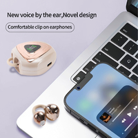 Écouteurs intra-auriculaires J82 à clipser, V5.4, son surround, affichage LED, réduction de bruit ENC, commande tactile, chargement sans fil Type-C, 30H, ajustement flexible