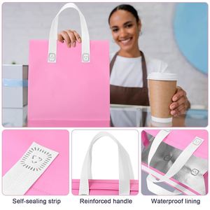 Bolsa Térmica Personalizada para Llevar Comida, Bolsa Aislante para Entrega de Alimentos, Bolsa de Compras con Aislamiento Térmico - Product Image 5