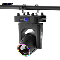 Luz de haz móvil IP65 de 380W, efecto Shehds Beam 380 potente, 380W 19R 295W, con lente de efecto frost y arcoíris, para escenarios de bodas y salones.