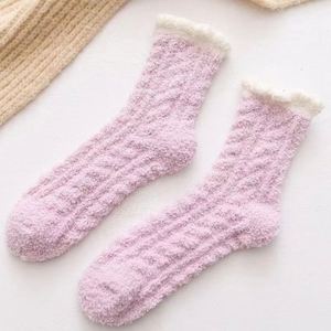 Dames Winter Fleece Pluizige Sokken Meisjes Thuis Warme Gezellige Wol Fuzzy <span class=keywords><strong>Bed</strong></span> Vloersokken - Product Image 2