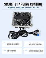 Chargeur LNLEE 109.2V 96V 30A pour batterie NMC 26S, prise UKCA FCC Type G, charge rapide haute puissance pour tricycle électrique, moto
