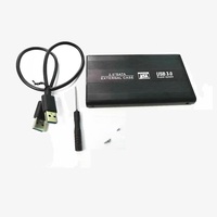 Adattatore Portatile in Alluminio per Disco Rigido Esterno da 2,5 Pollici, Custodia USB 3.0 per HDD