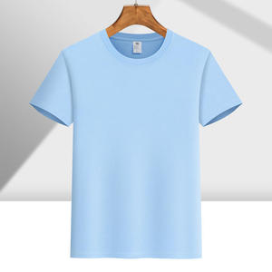 T-shirt personnalisé en coton pur à manches courtes, couleur unie, vêtements de loisirs, t-shirt promotionnel pour la cohésion d'équipe H09-T200 - Product Image 3