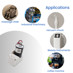 Pompe <span class=keywords><strong>à</strong></span> vide <span class=keywords><strong>à</strong></span> diaphragme CC sans balais haute pression avec 6V/12V/24V pour <span class=keywords><strong>l</strong></span>'automobile et les dispositifs médicaux - Product Image 4