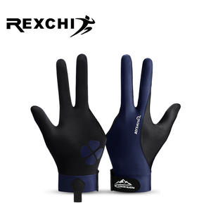 Vendite calde su misura Logo Snooker guanto uomo stecca 3 dita guanti da biliardo donna tavolo da biliardo accessori - Product Image 6