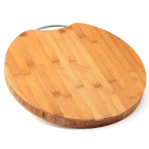 Utensilios de cocina <span class=keywords><strong>Extra</strong></span> grande think Round Tabla de cortar de bambú orgánico <span class=keywords><strong>natural</strong></span> Tabla de cortar de madera de cocina - Product Image 6