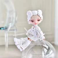 Boneka Aksi BJD Laura Black and White Spectrum 6PCS/Box Original 100% Terlaris Blind Box Ball Jointed Dolls Ornamen