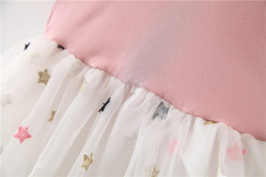 ชุดเดรสเด็กผู้หญิงสไตล์เกาหลีสำหรับฤดูร้อน ผ้าฝ้าย ออกแบบสวยงาม เหมาะสำหรับงานปาร์ตี้ งานพรอม  พร้อมกระโปรงบัลเลต์ จากผู้ผลิต - Product Image 4