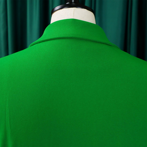 Robe <span class=keywords><strong>de</strong></span> bureau pour femmes grandes tailles, manches longues, col en V, plissée, mi-longue, avec décoration boutonnée, pour le travail, décontractée, formelle - Product Image 6
